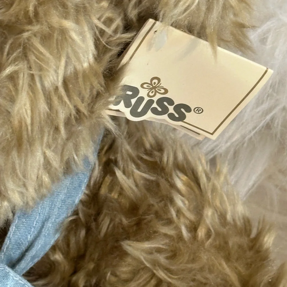 Vintage Collection Edition Russ‎ Plush Bear in Denim Outfit